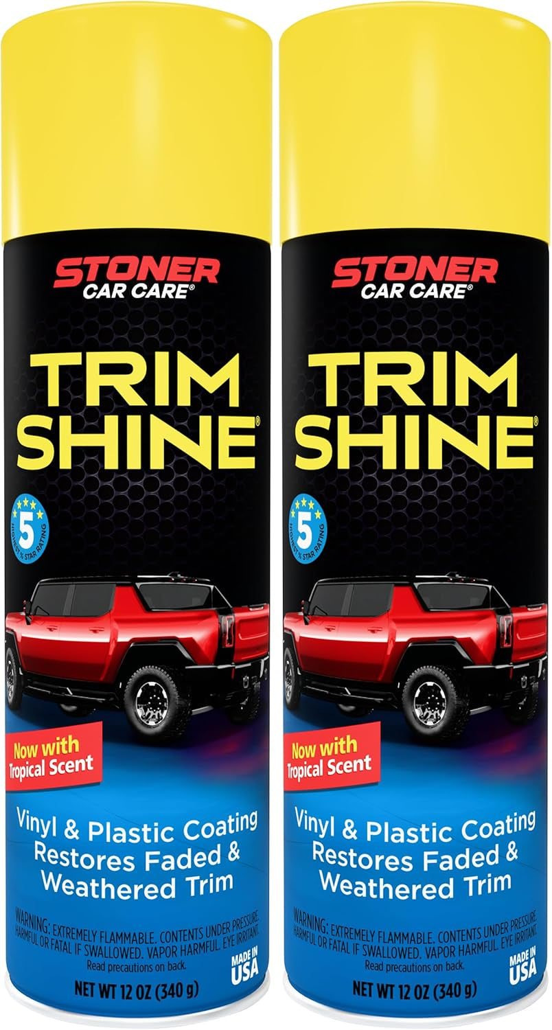 Stoner Trim Shine Car Plastic & Vinyl Restorer Trim Protectant Spray