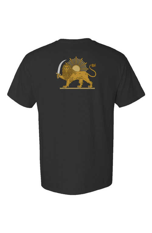 Pahlavi Lion & Sun T-Shirt – Historic Persian Heritage