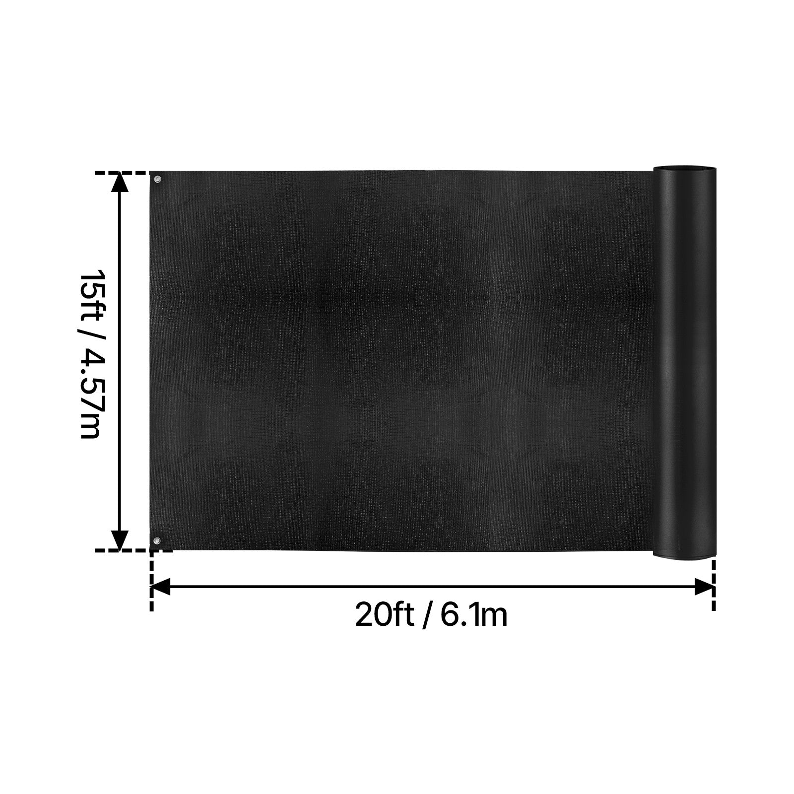 15x20 ft Pond Liner 14 Mil 3-Layer Reinforced PE Fish Koi