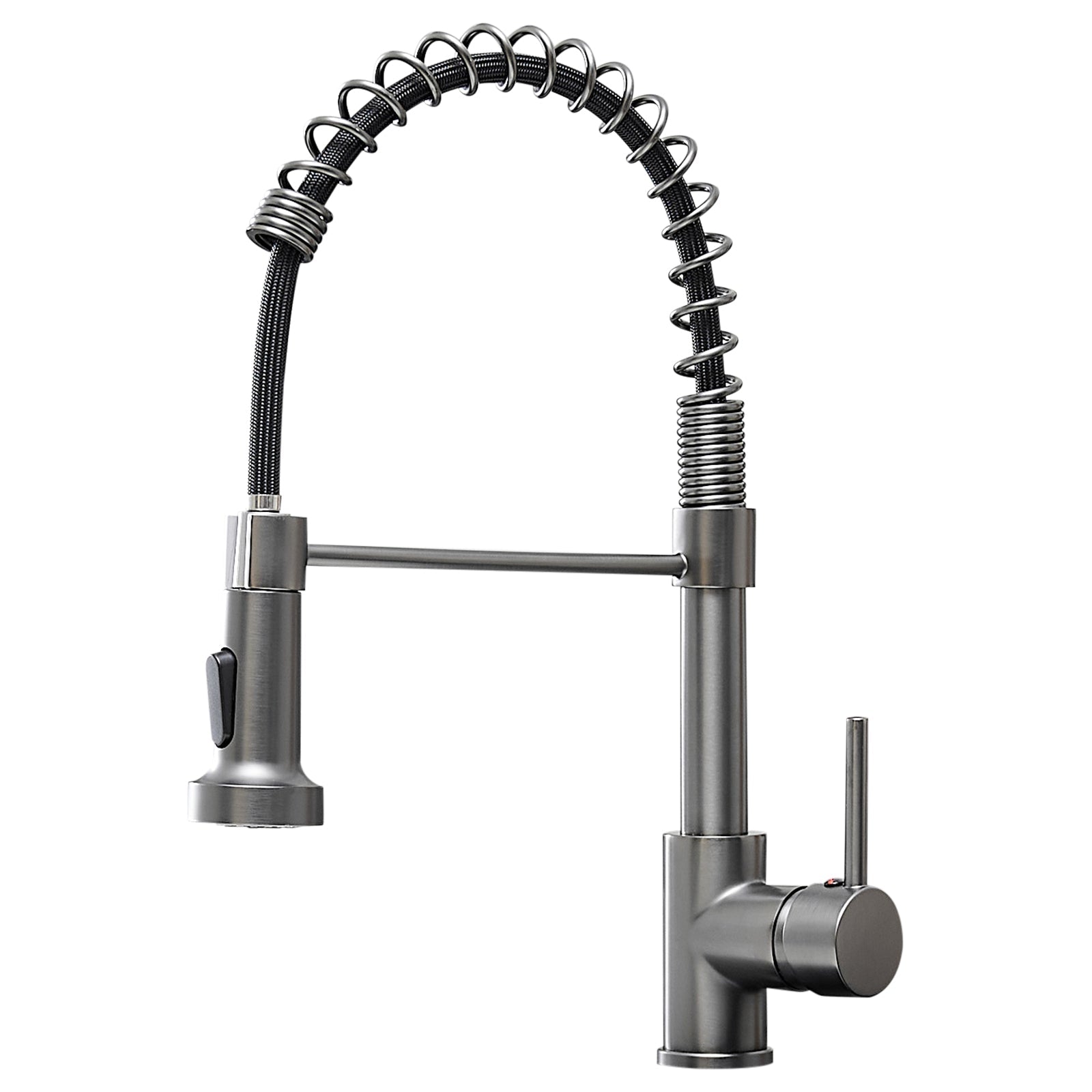 Commercial Kitchen Faucet Pull Down Sprayer Single Handle Sink