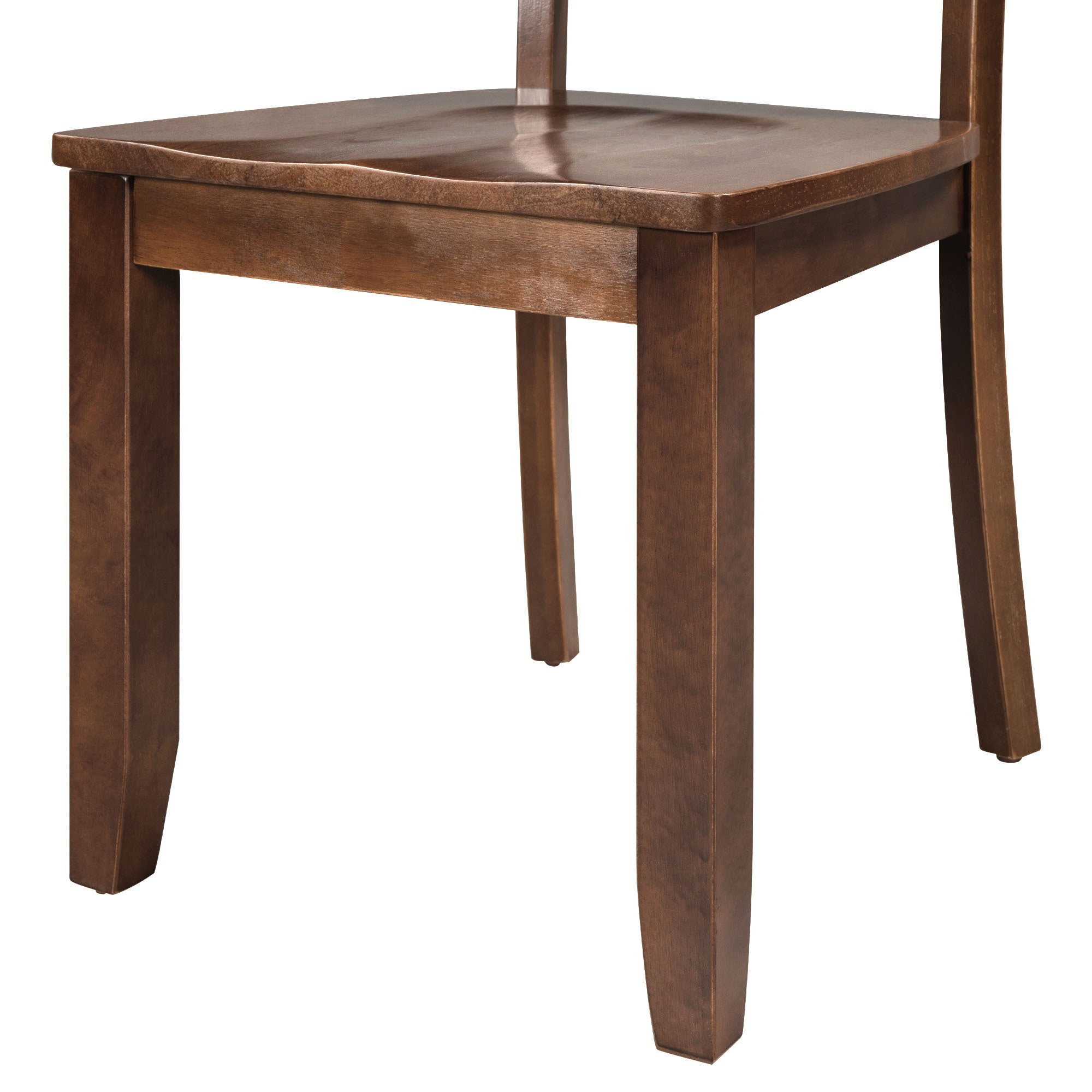 3-Piece Wood Drop Leaf Breakfast Nook Dining Table Set Walnut
