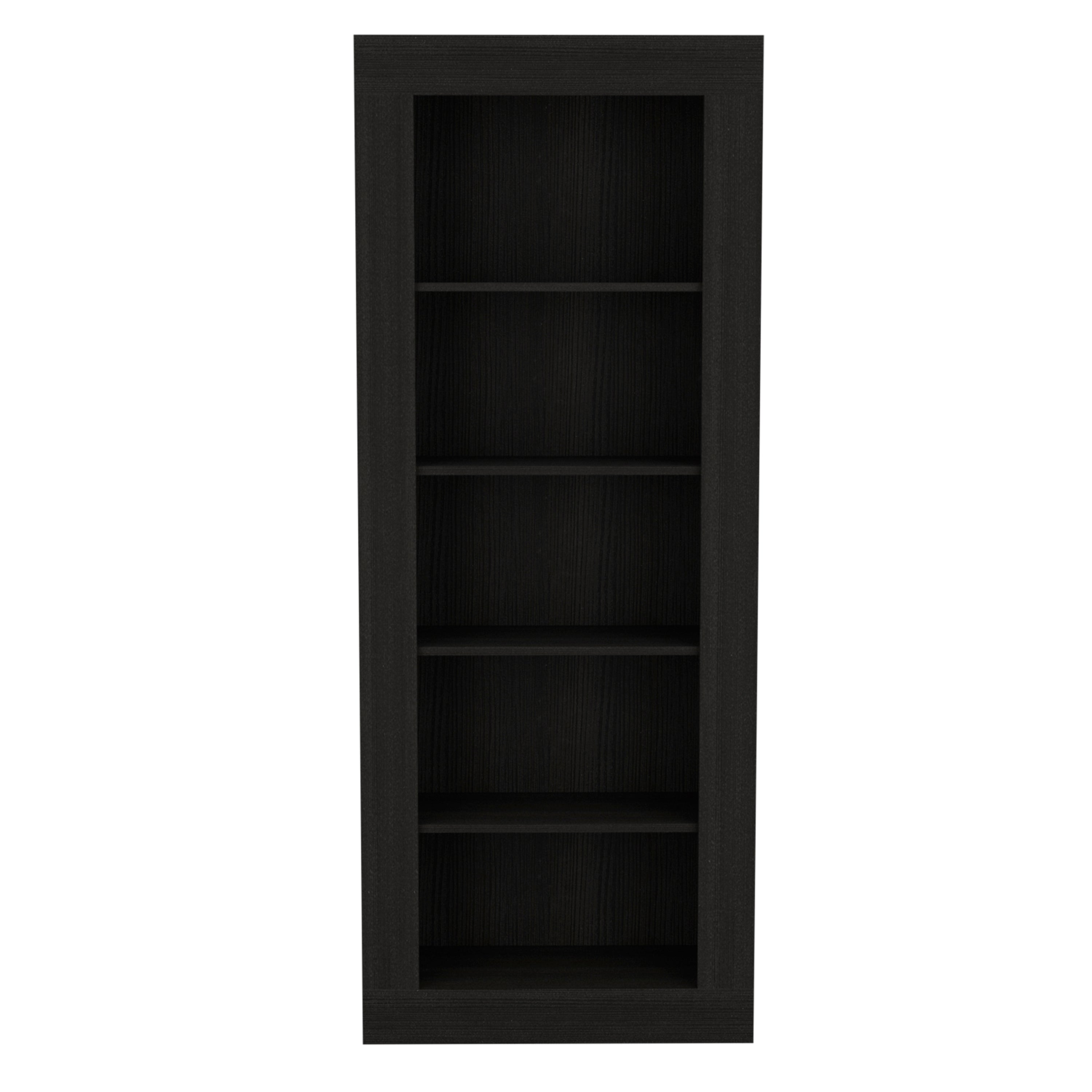 Andina Vertical Bookcase Five Shelves Black