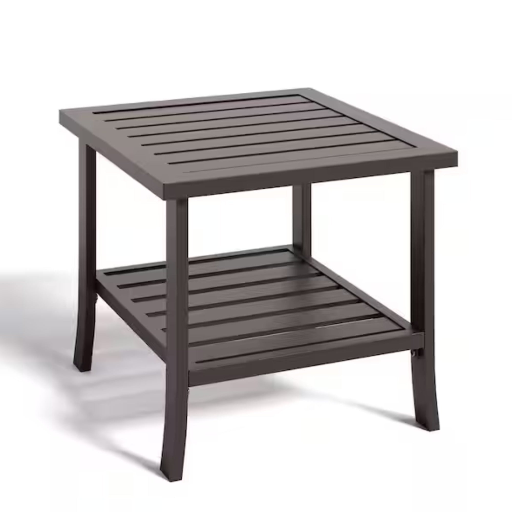 Outdoor Patio Set Steel 5 Piece Khaki Gray Cushions