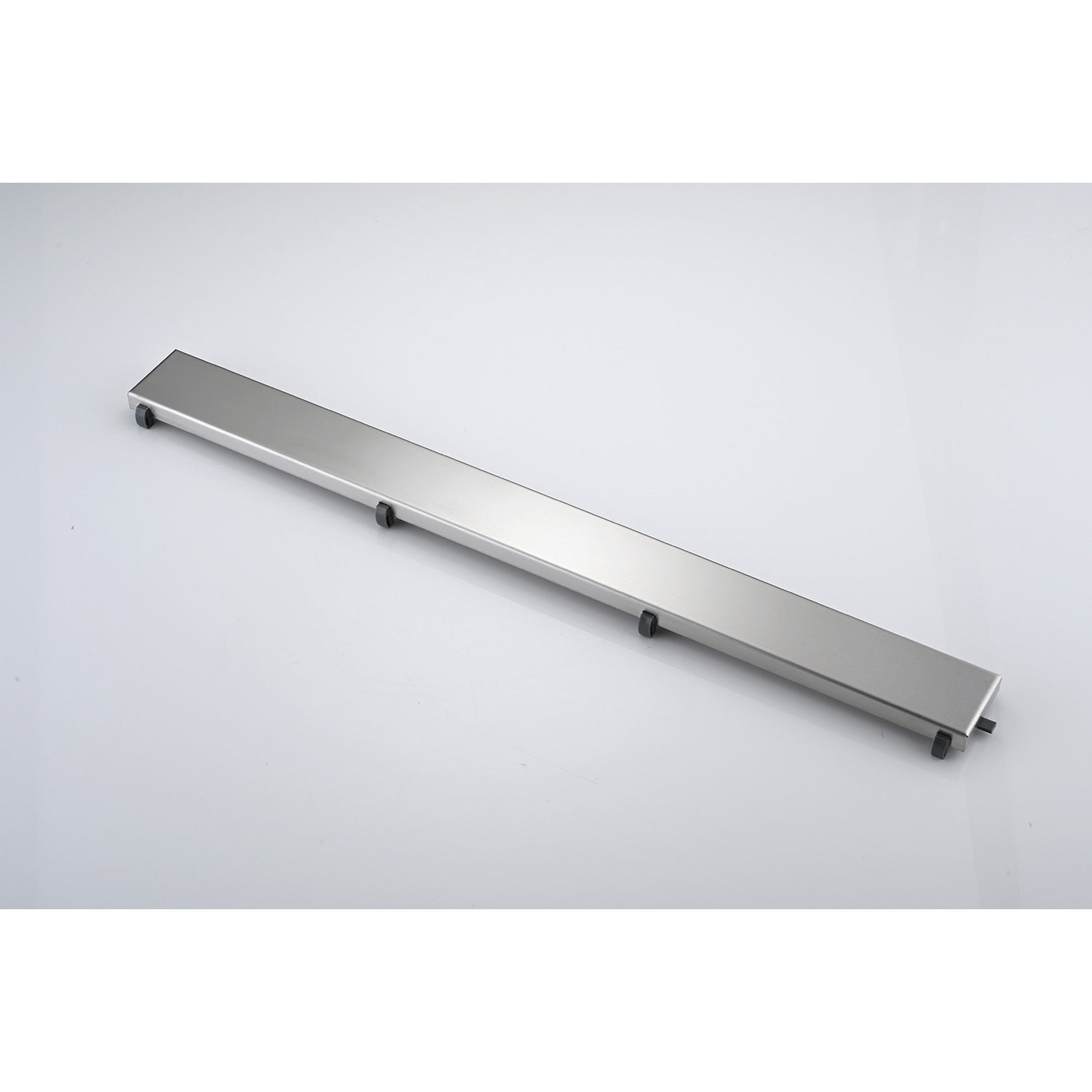 24 Inch Linear Shower Drain with Hair Strainer and Leveling Feet