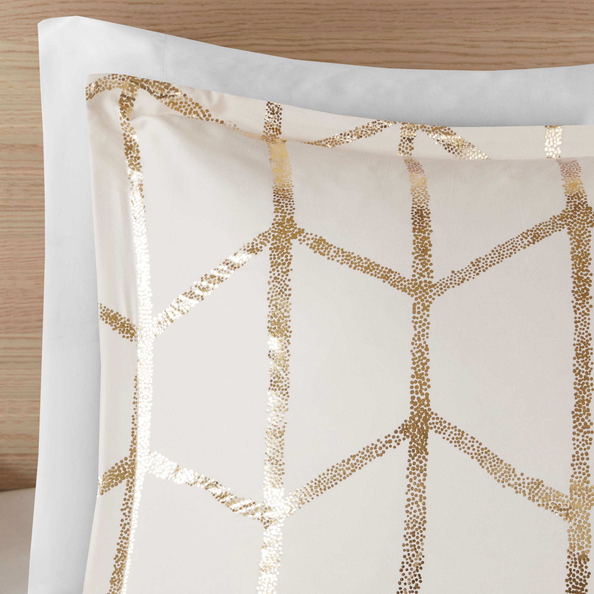 5-Piece King/Cal King 100% Polyester Brushed Printed Comforter Set