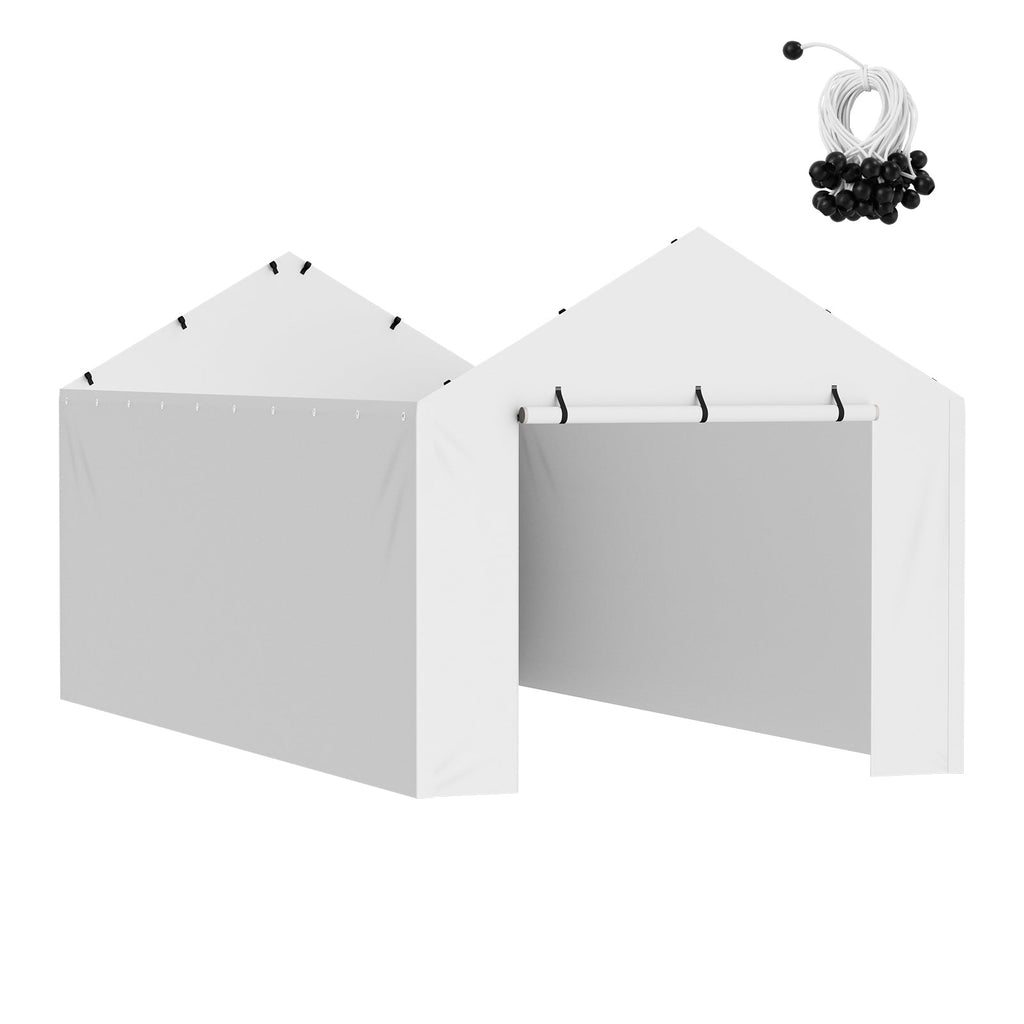 10 x 20 ft Carport Canopy Cover Side Wall Replacement Tarp