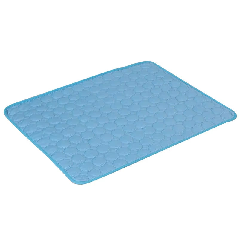 Pet Cooling Mat Dog Cat Cooling Pad Summer Cold Bed Ice Silk Blanket