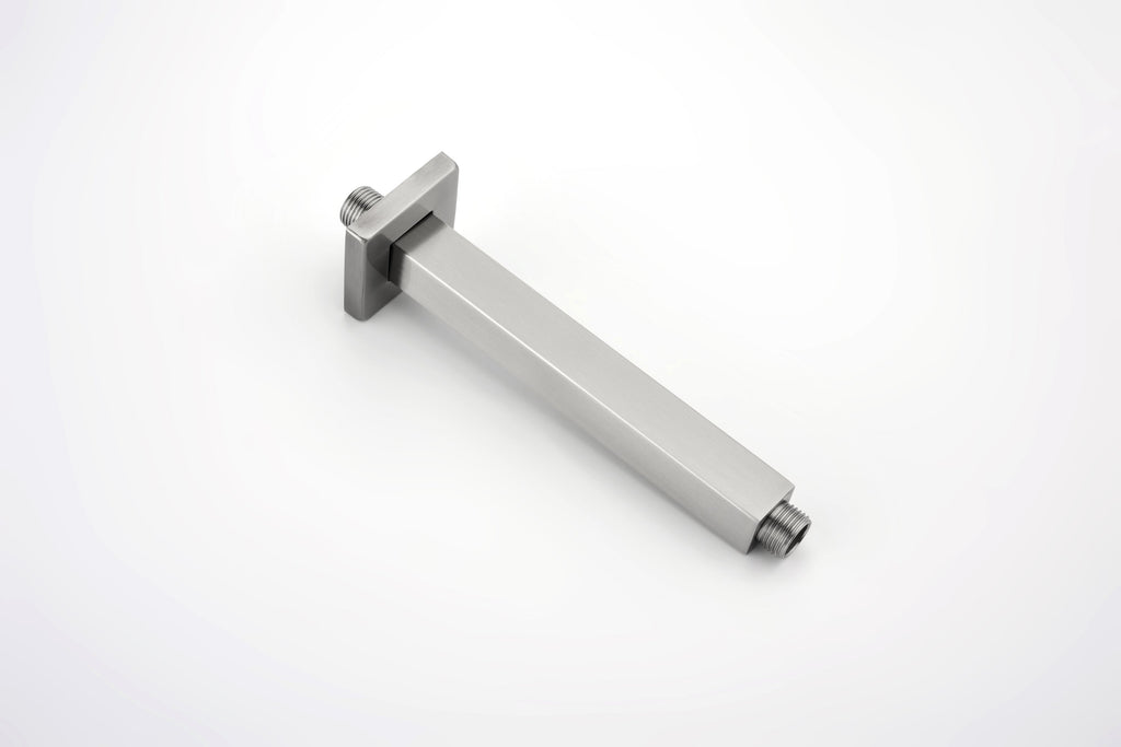 1/2 NPT Shower Arm with Flange, Ceiling Mounted Rain Head