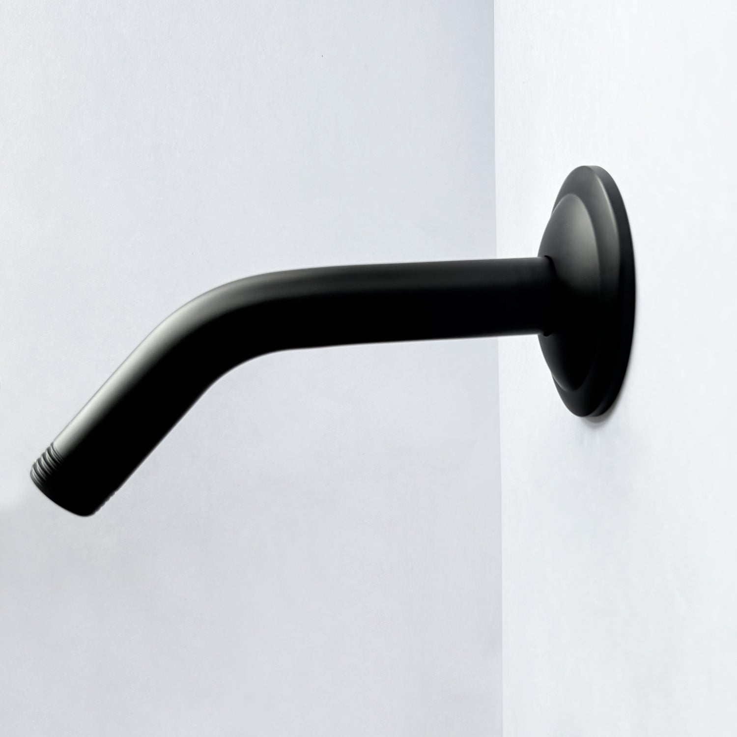 1/2 NPT Shower Arm with Flange - Wall Mount Rain Head Extension