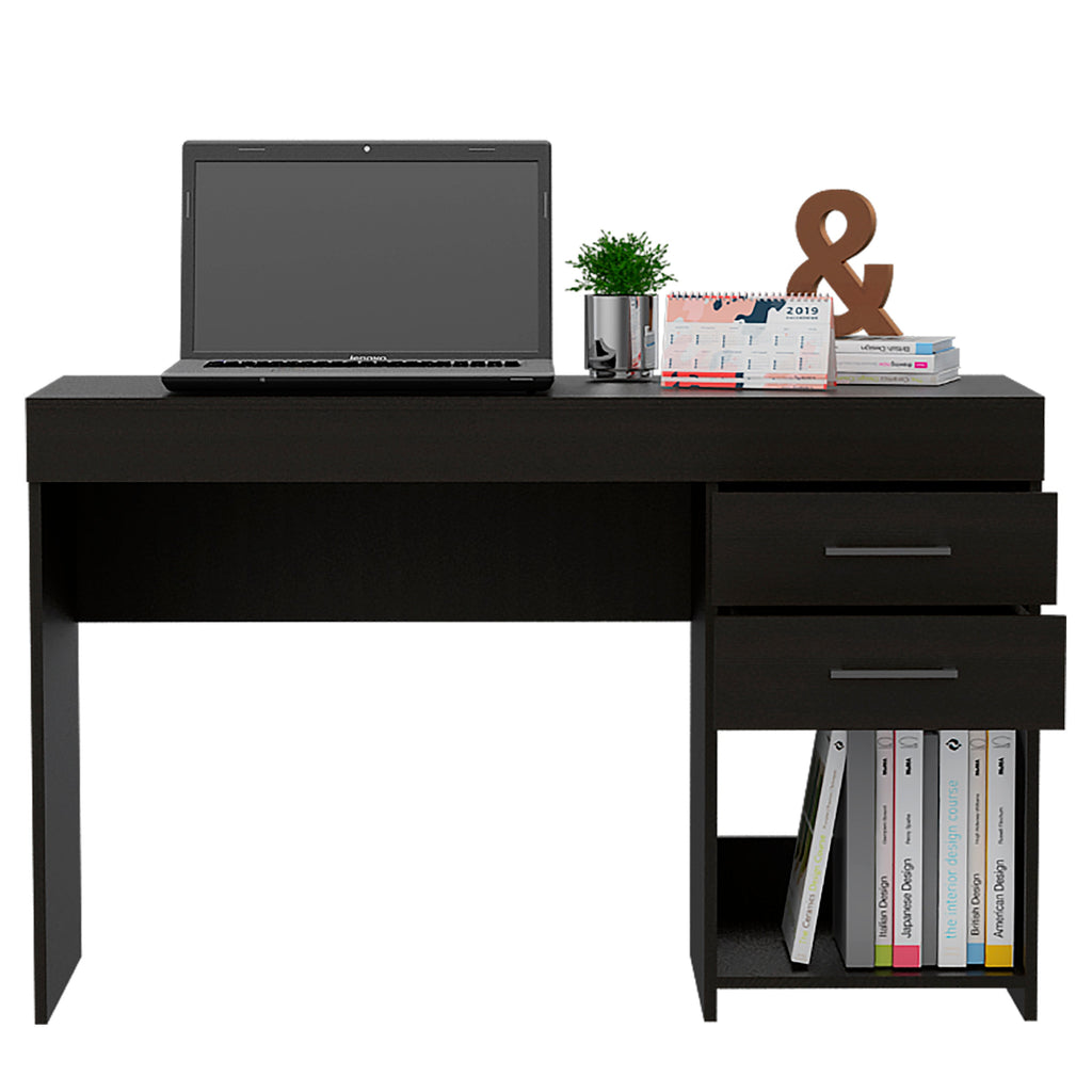 Writing Computer Desk - Two Drawers - Cabinet - 47.2"W