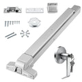 Carbon Steel Panic Bar Exit Door Lock with Lever and Keys