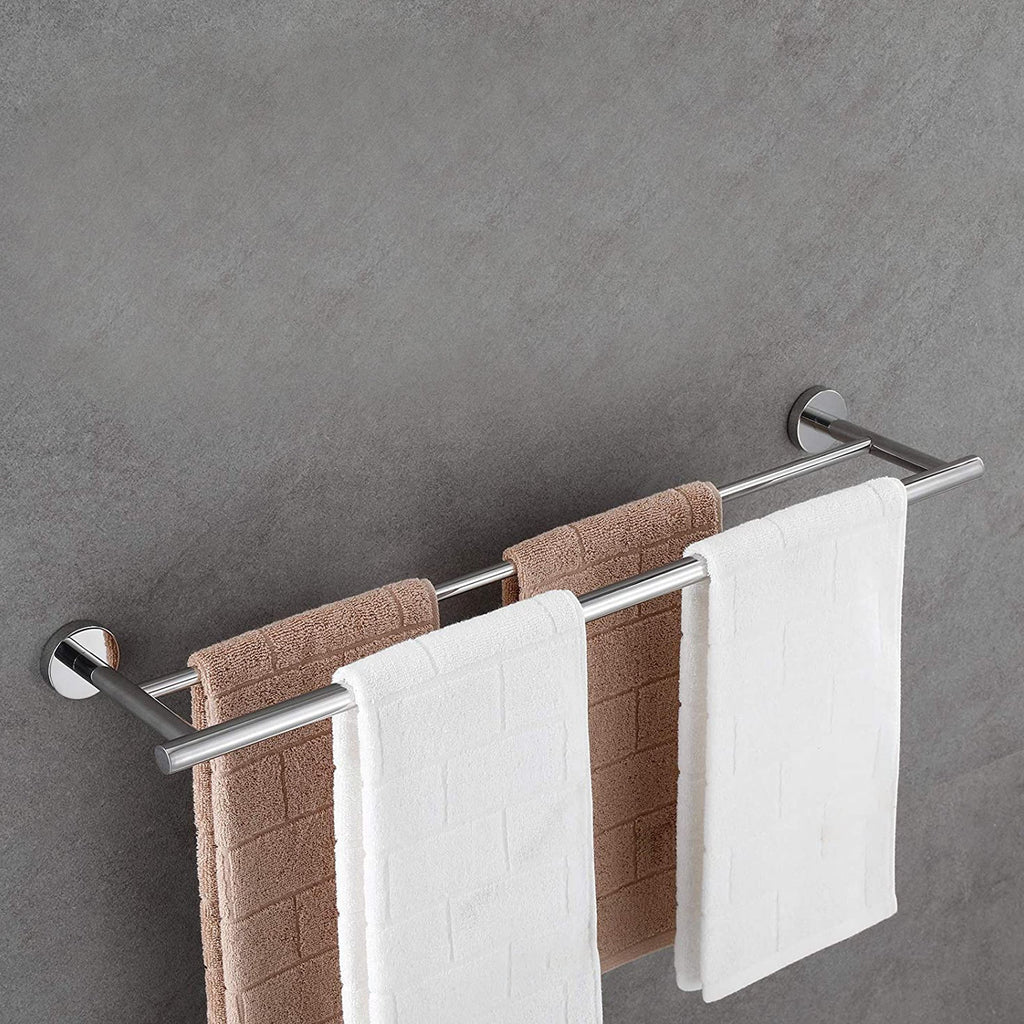 6 Piece Wall Mount Bathroom Towel Rack Set
