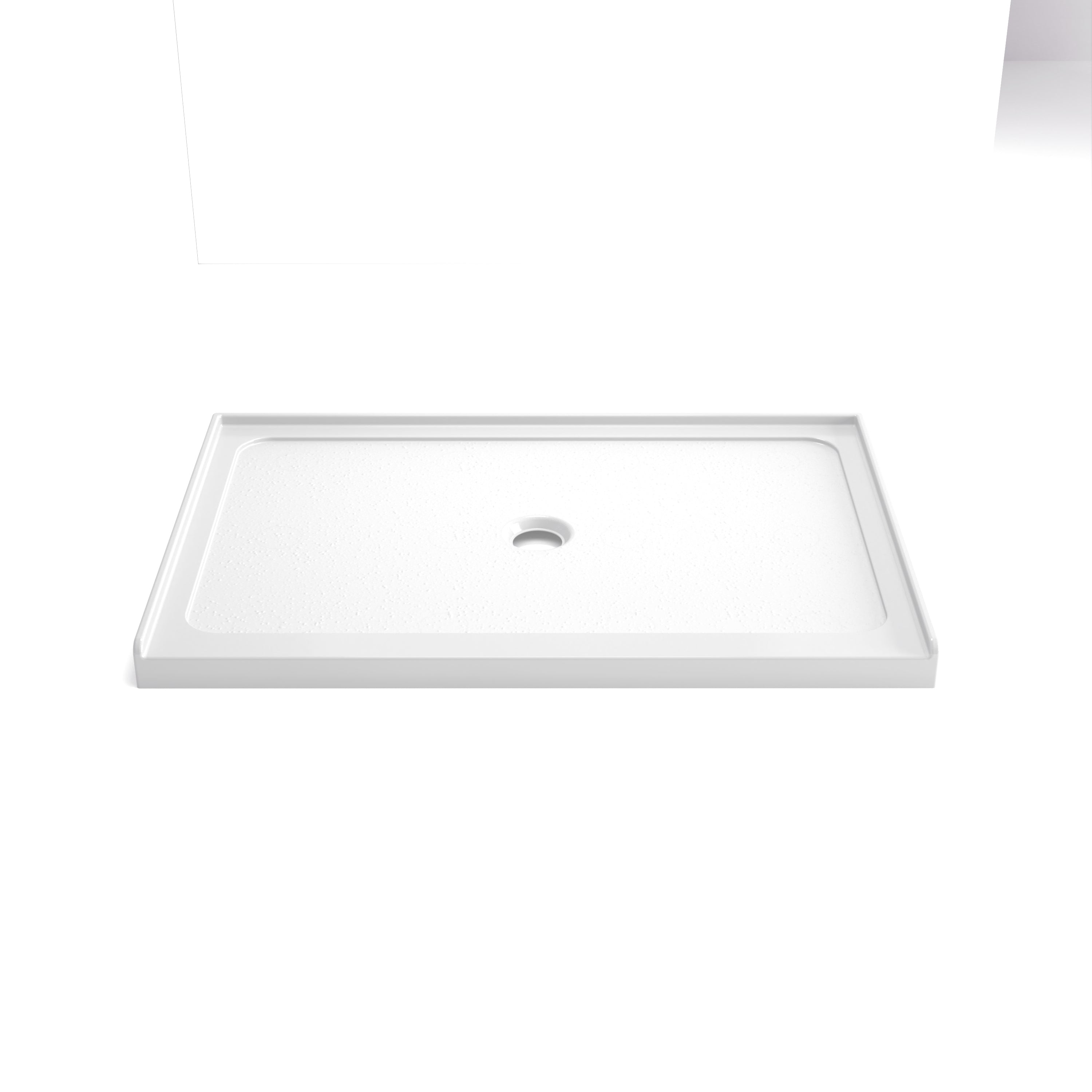 Gloss White Acrylic Shower Base 32" x 48" Center Drain