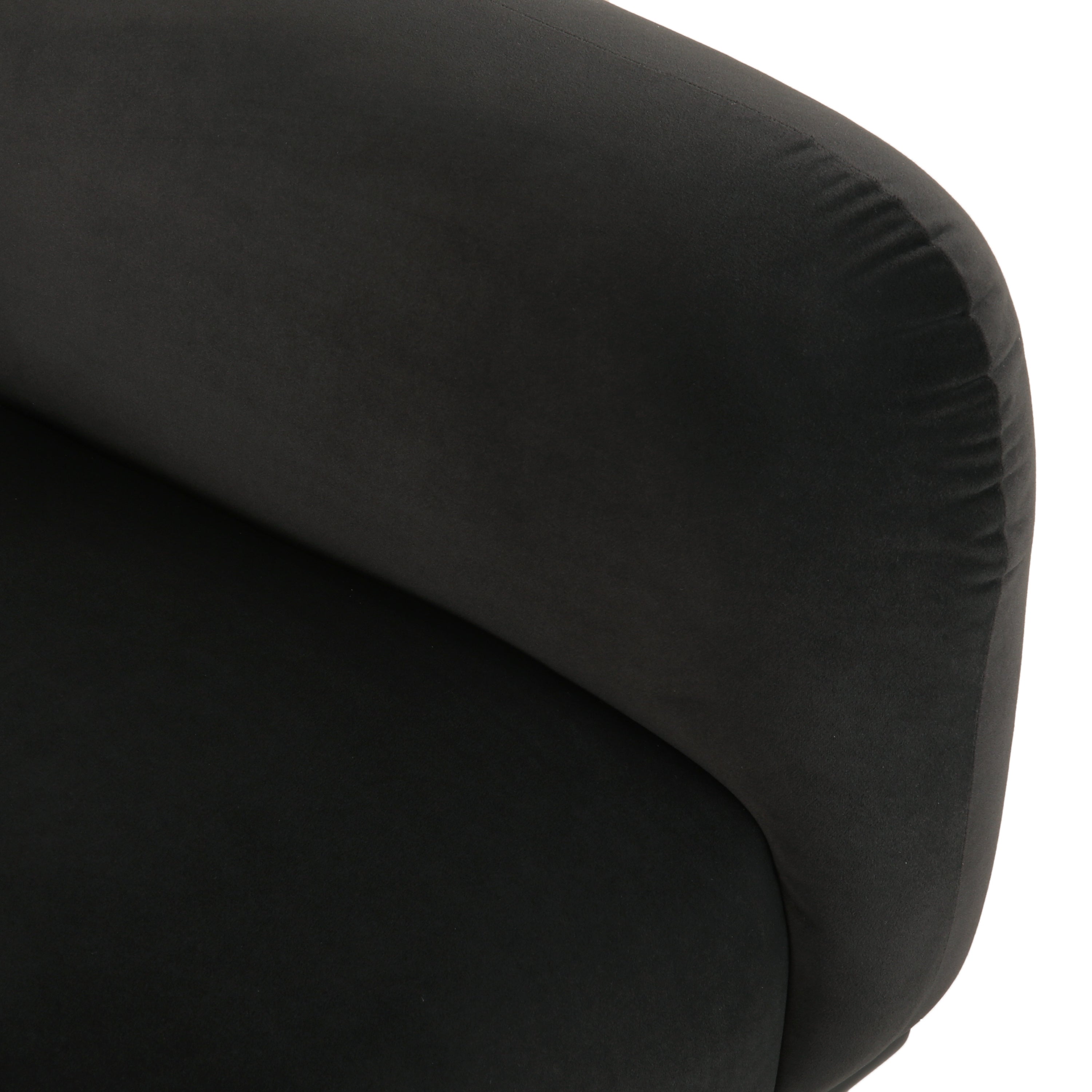 50" Dark Gray Upholstered 2-Seater Loveseat Sofa