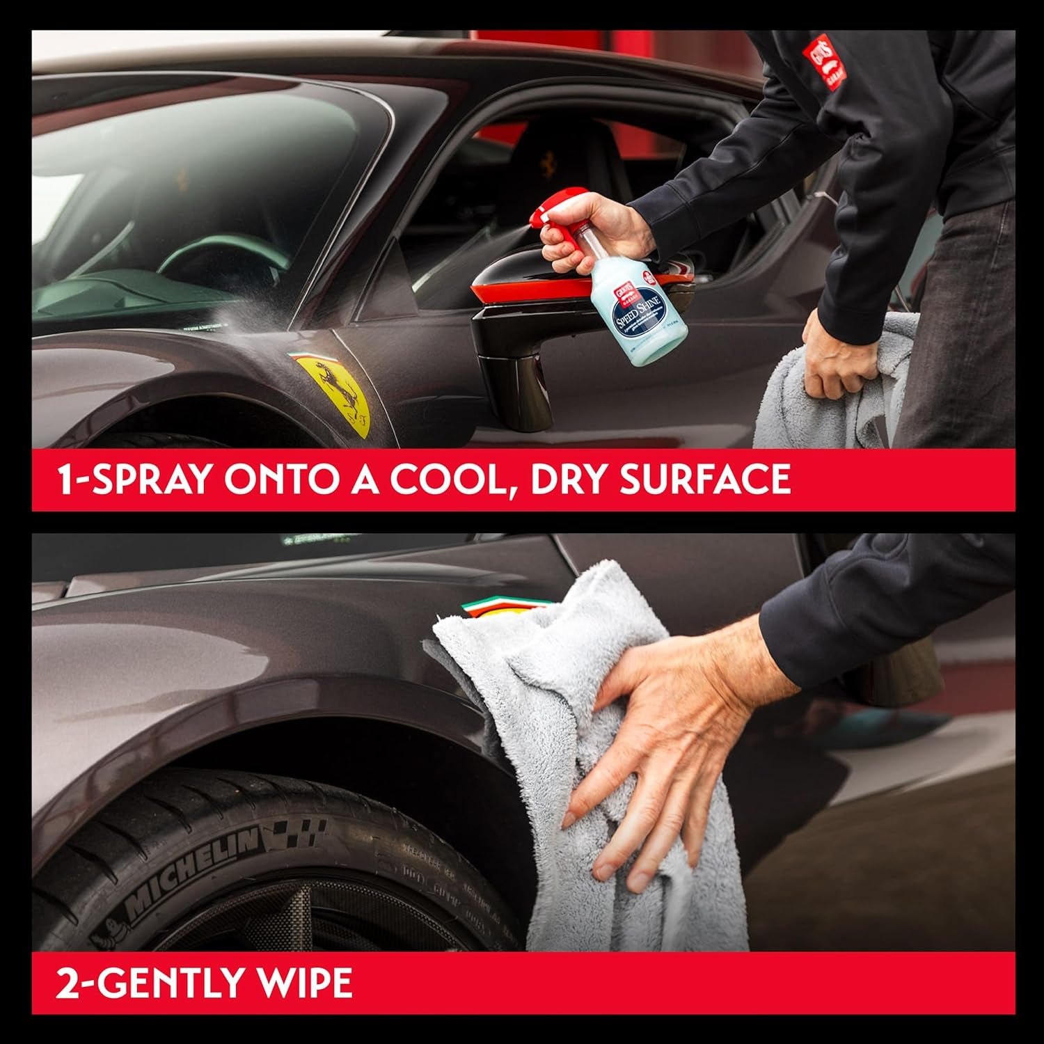Griot’s Garage Speed Shine Car Detail Spray Quick Detailer Gloss Finish