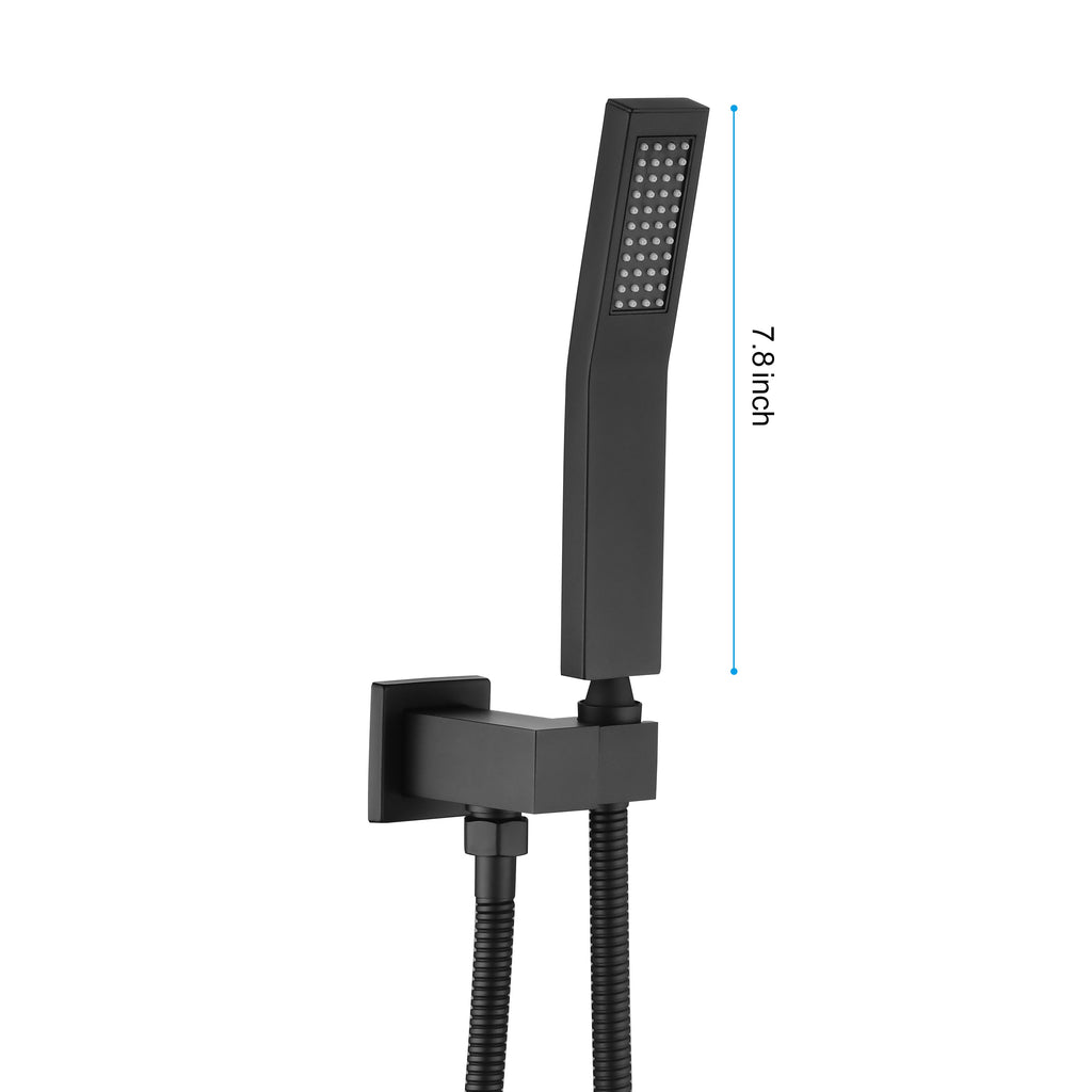 Handheld Shower Head with 59" Hose and Bracket