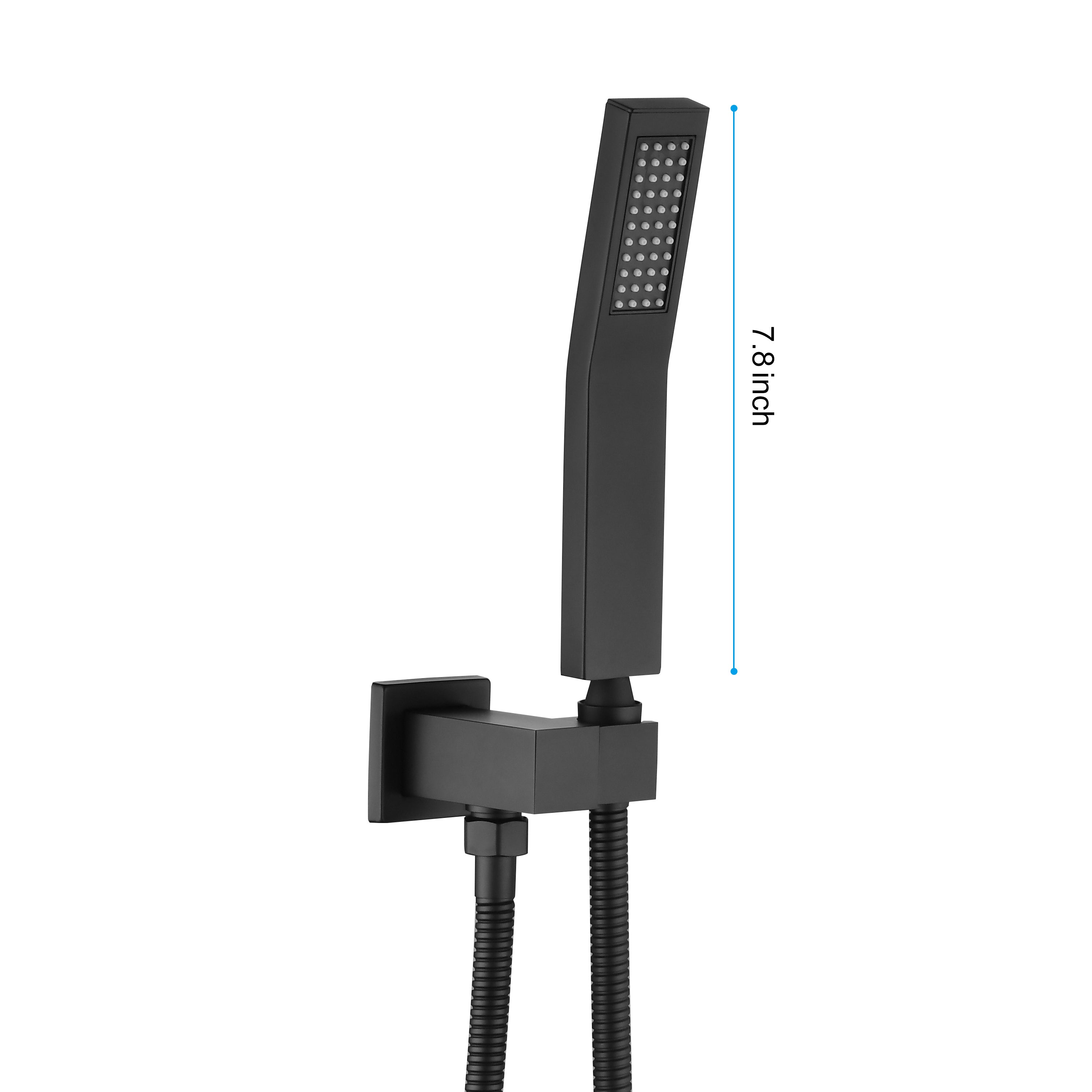 Handheld Shower Head with 59" Hose and Bracket