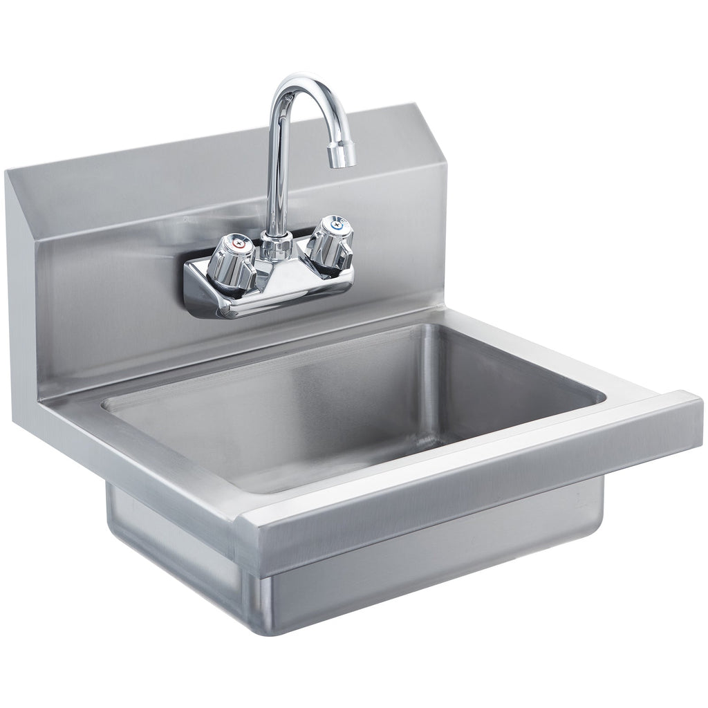 Stainless Steel Wall Mount Hand Sink 17 x 12.8