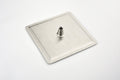 16 Inch Square Rain Shower Head Brushed Nickel Stainless Steel