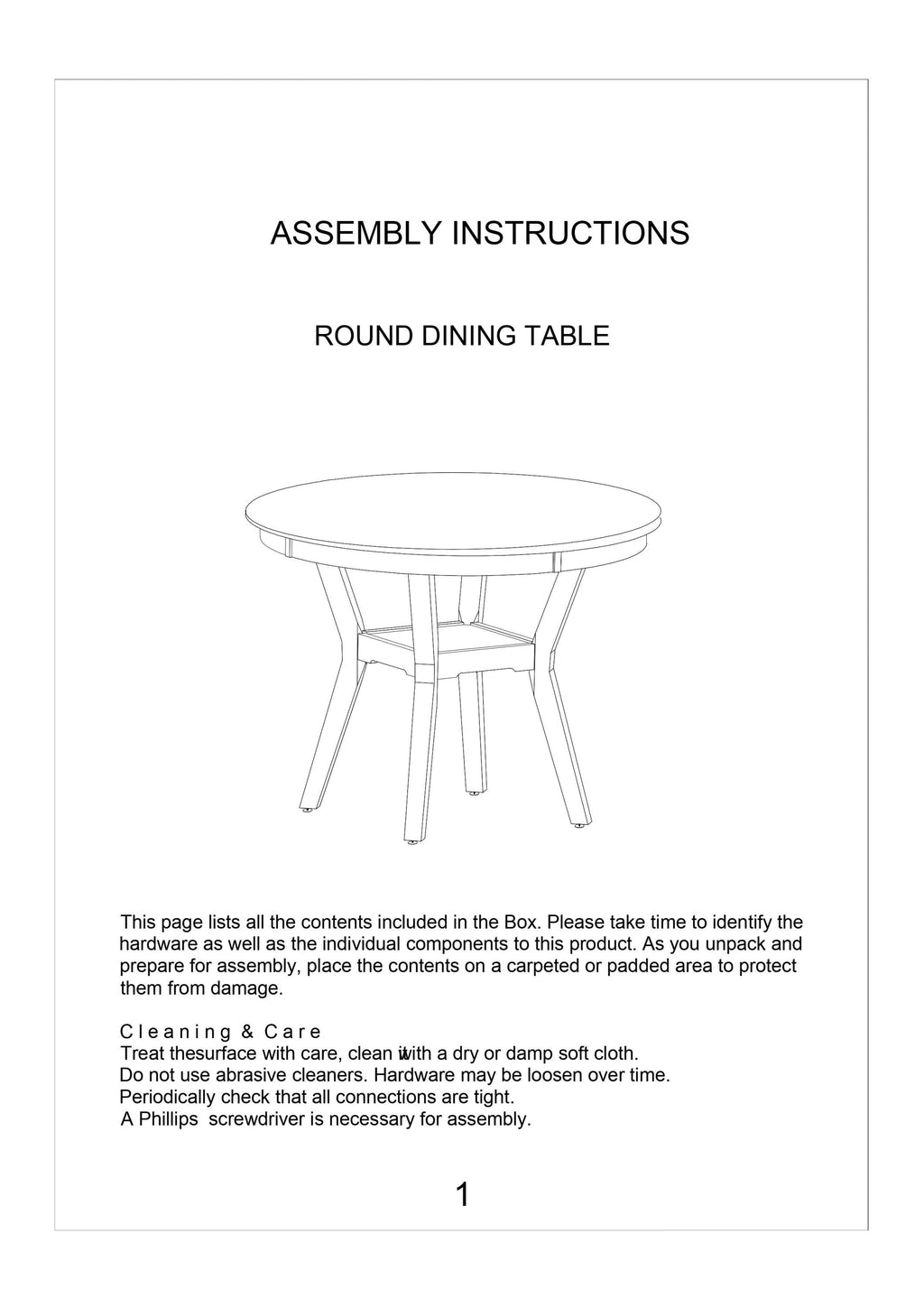 Contemporary 5pc Round Dining Set Walnut Rubberwood