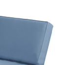 Club Chair Cushion Cover Blue Waterproof 22.75x23.5