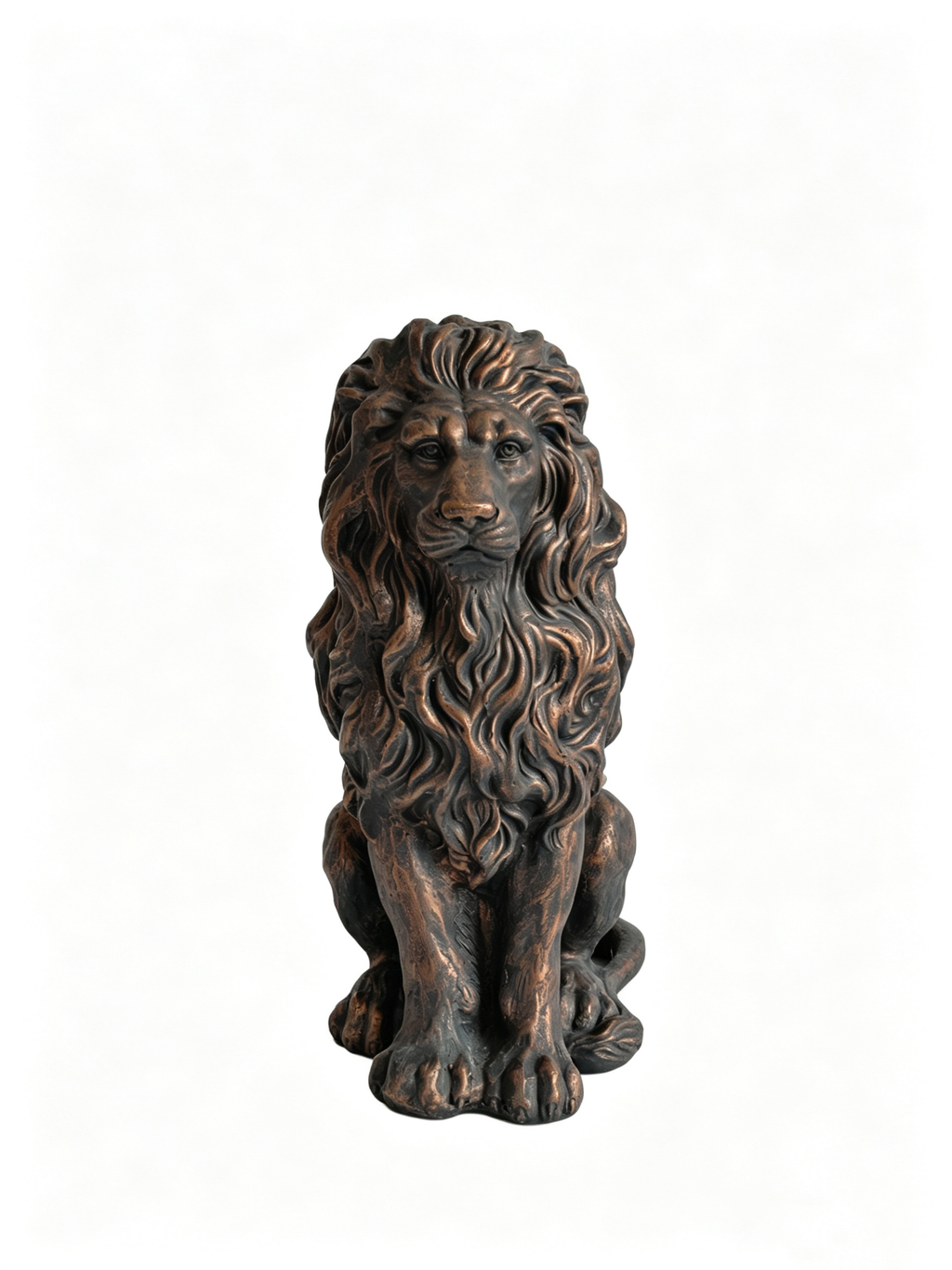 20.5 ft Lion Statue Resin Outdoor Garden Sculpture Decor