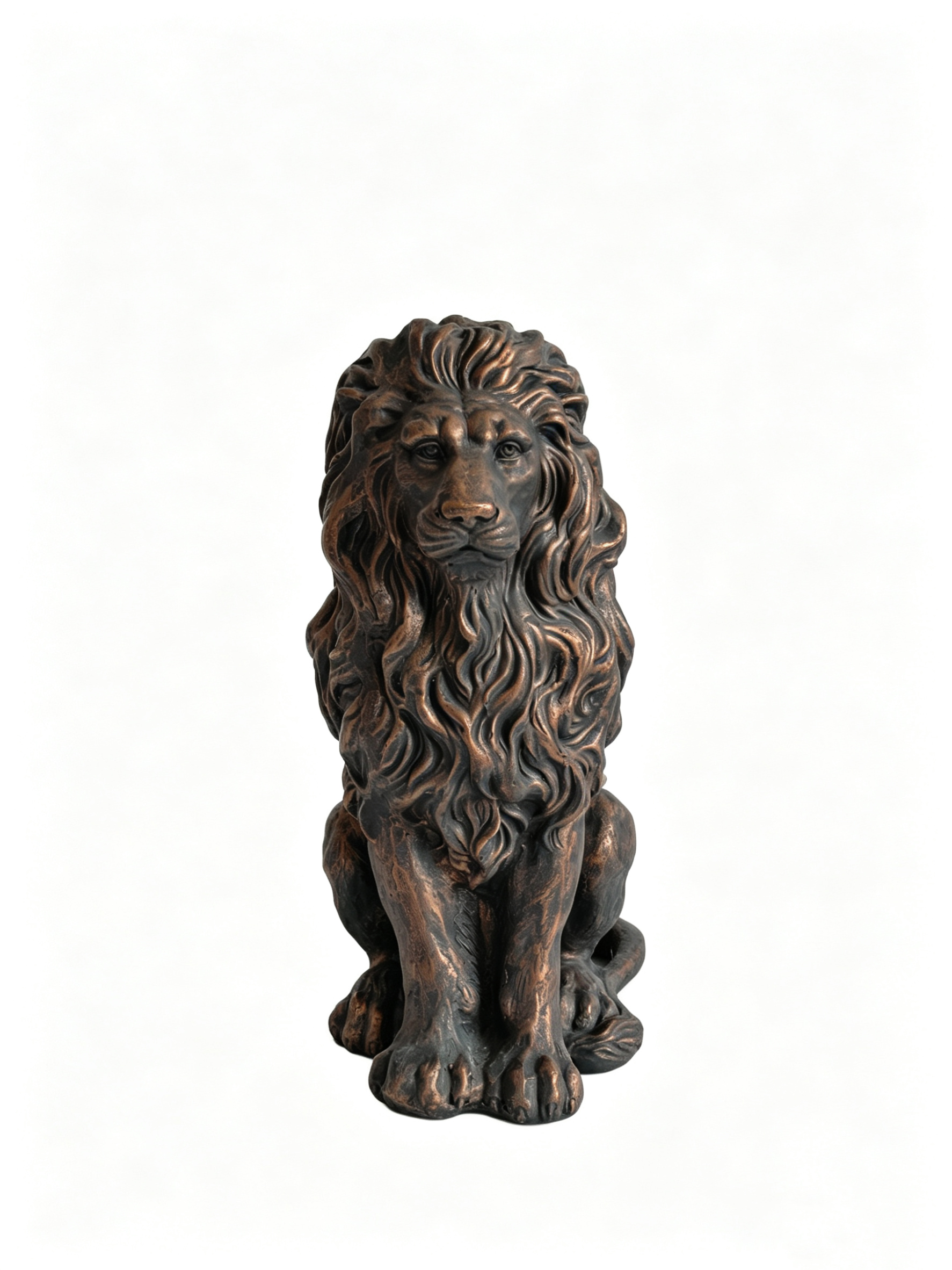 20.5 ft Lion Statue Resin Outdoor Garden Sculpture Decor