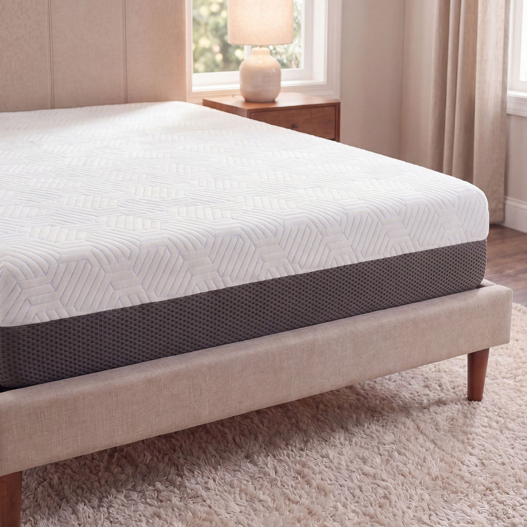 8 Inch Gel Memory Foam Mattress with Temperature Regulating Cover