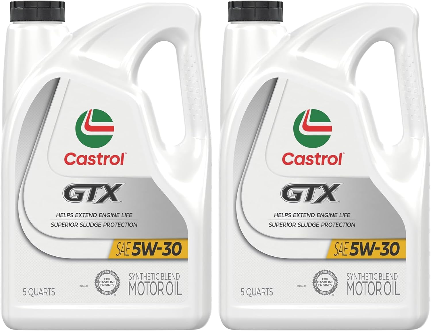 Castrol GTX 5W-30 Synthetic Blend Motor Oil Engine Lubricant 5 Quart