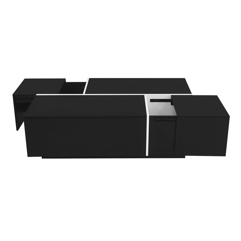 U-Can Extendable Coffee Table 47-72" with Storage Drawers