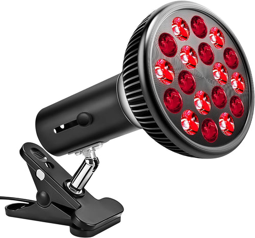 660nm Red Light Therapy Lamp Clip Infrared Therapy Light Face Body