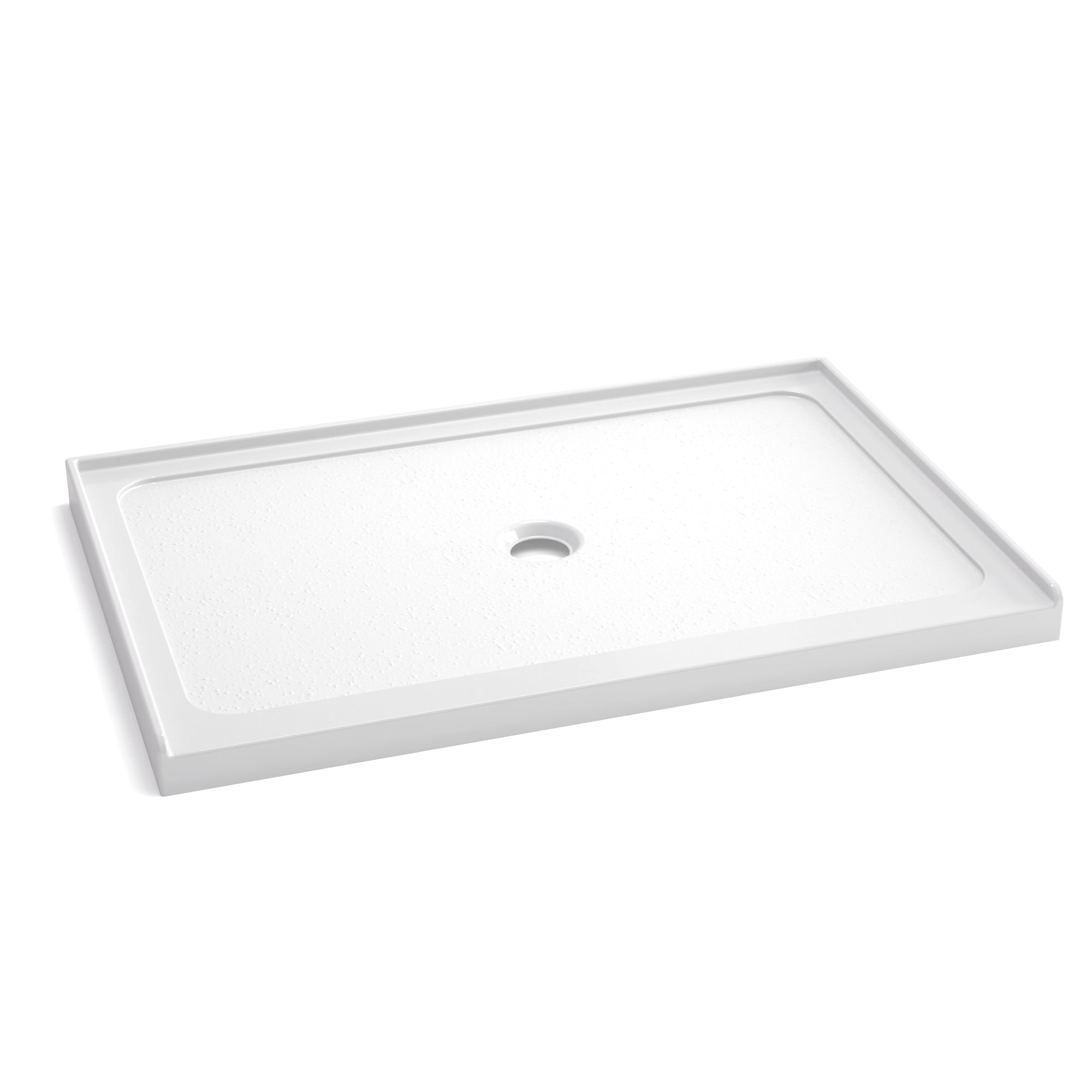 Gloss White Acrylic Shower Base 32" x 48" Center Drain