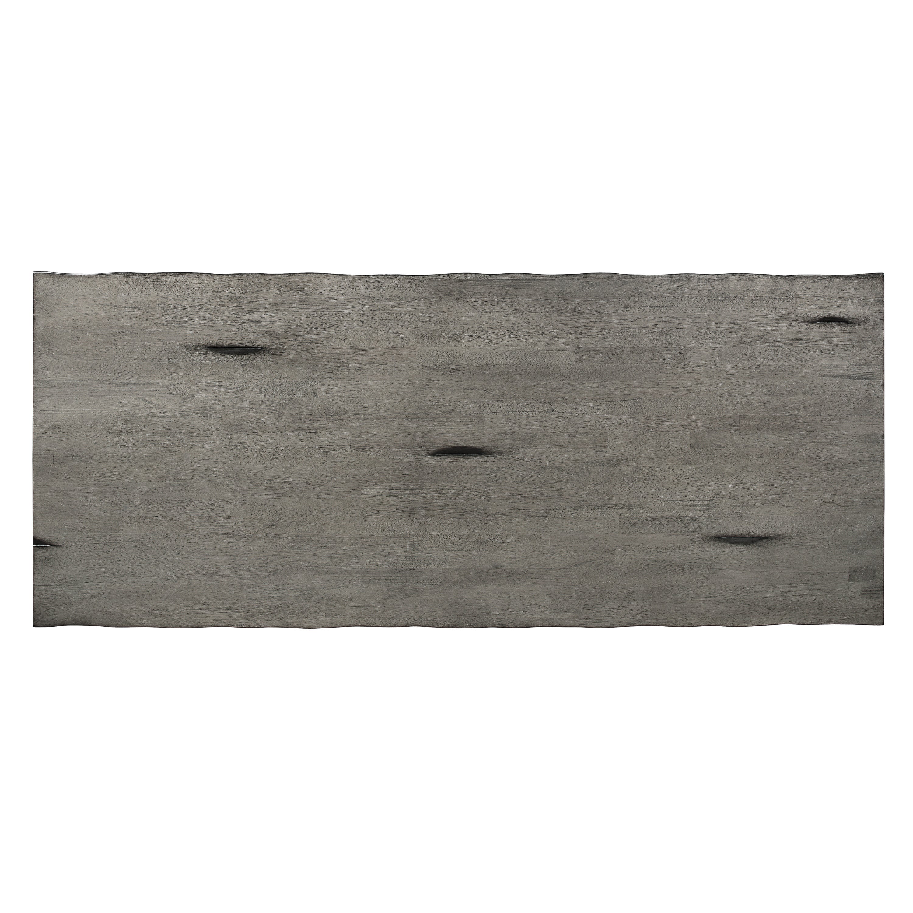 Distressed Gray Counter Height Dining Table Rubberwood