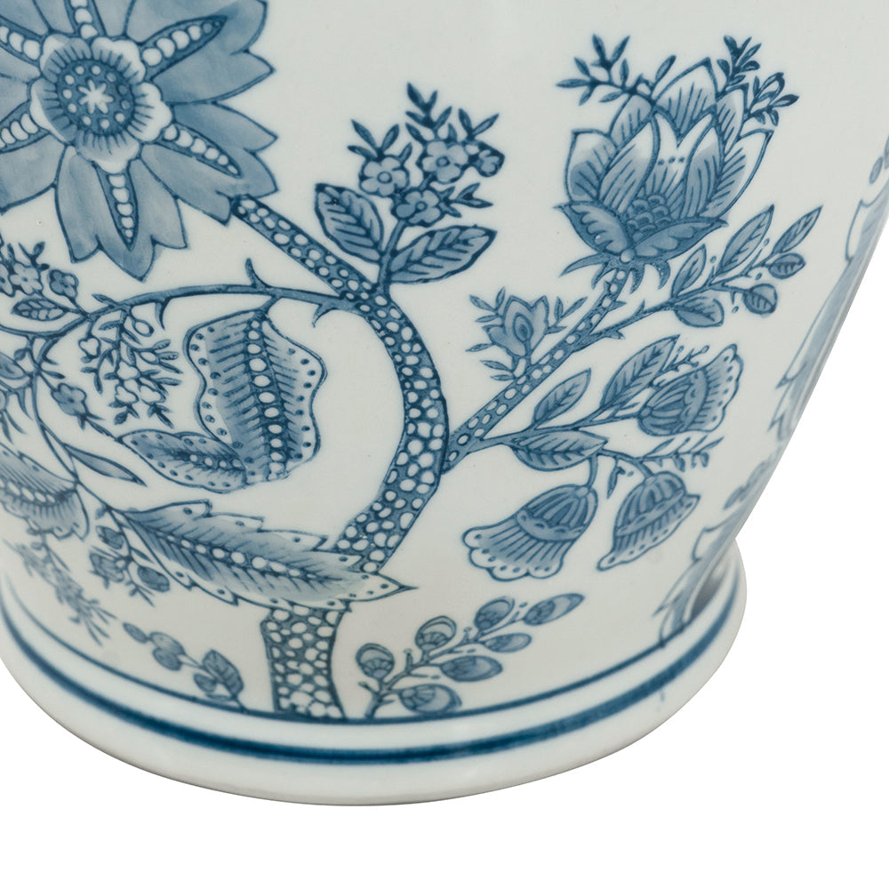 Blue and White Porcelain Flower Vase 9.1x11
