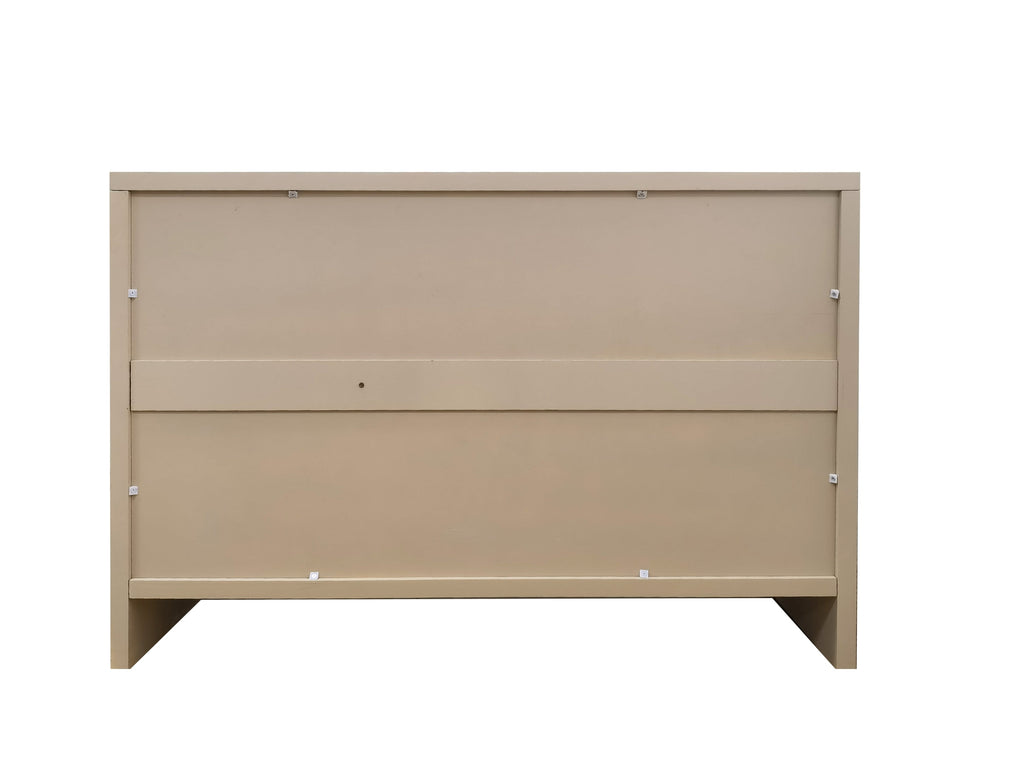 Farmhouse 3 Door Wooden Sideboard Cabinet Storage Natural Wood