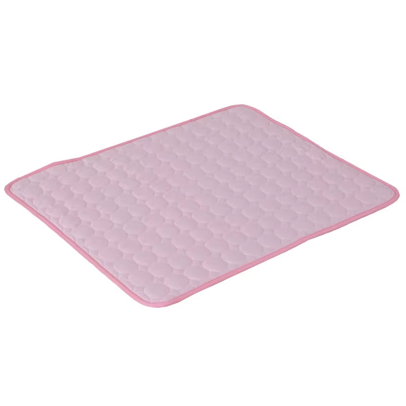Pet Cooling Mat Dog Cat Cooling Pad Summer Cold Bed Ice Silk Blanket