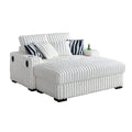 Beige Square Arm Loveseat with Ottoman and Pillows 61.42