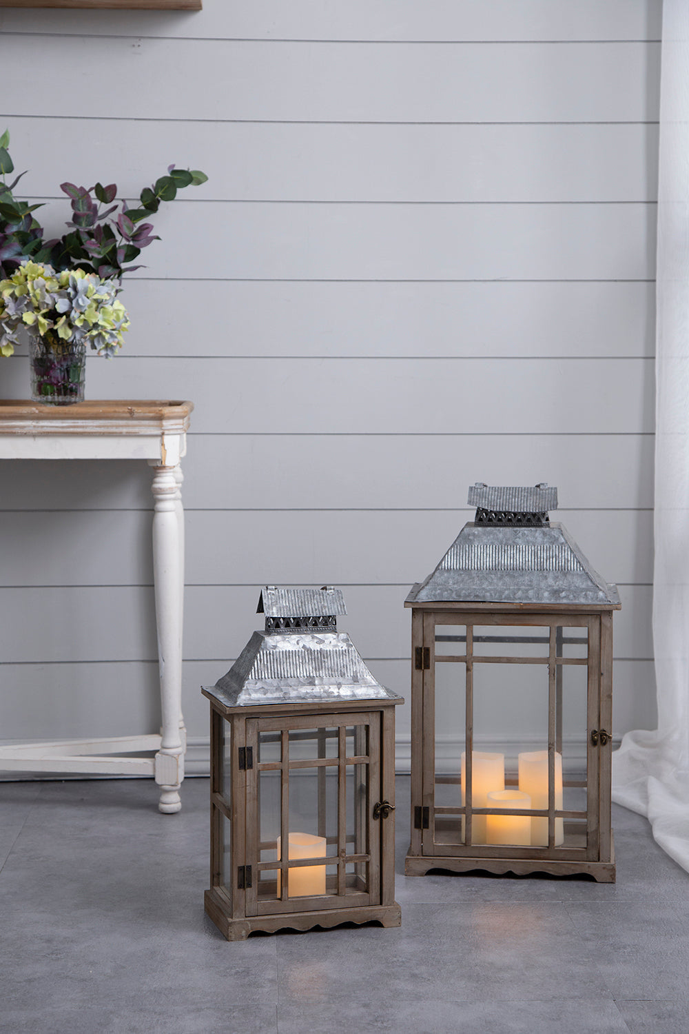 Classic Scape Lanterns Set of 2