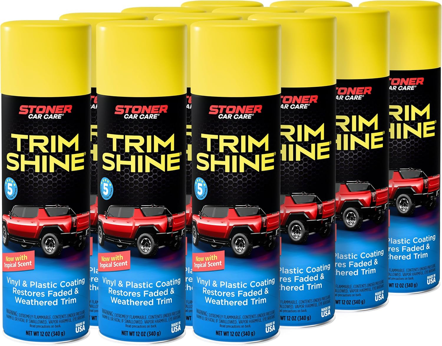 Stoner Trim Shine Car Plastic & Vinyl Restorer Trim Protectant Spray