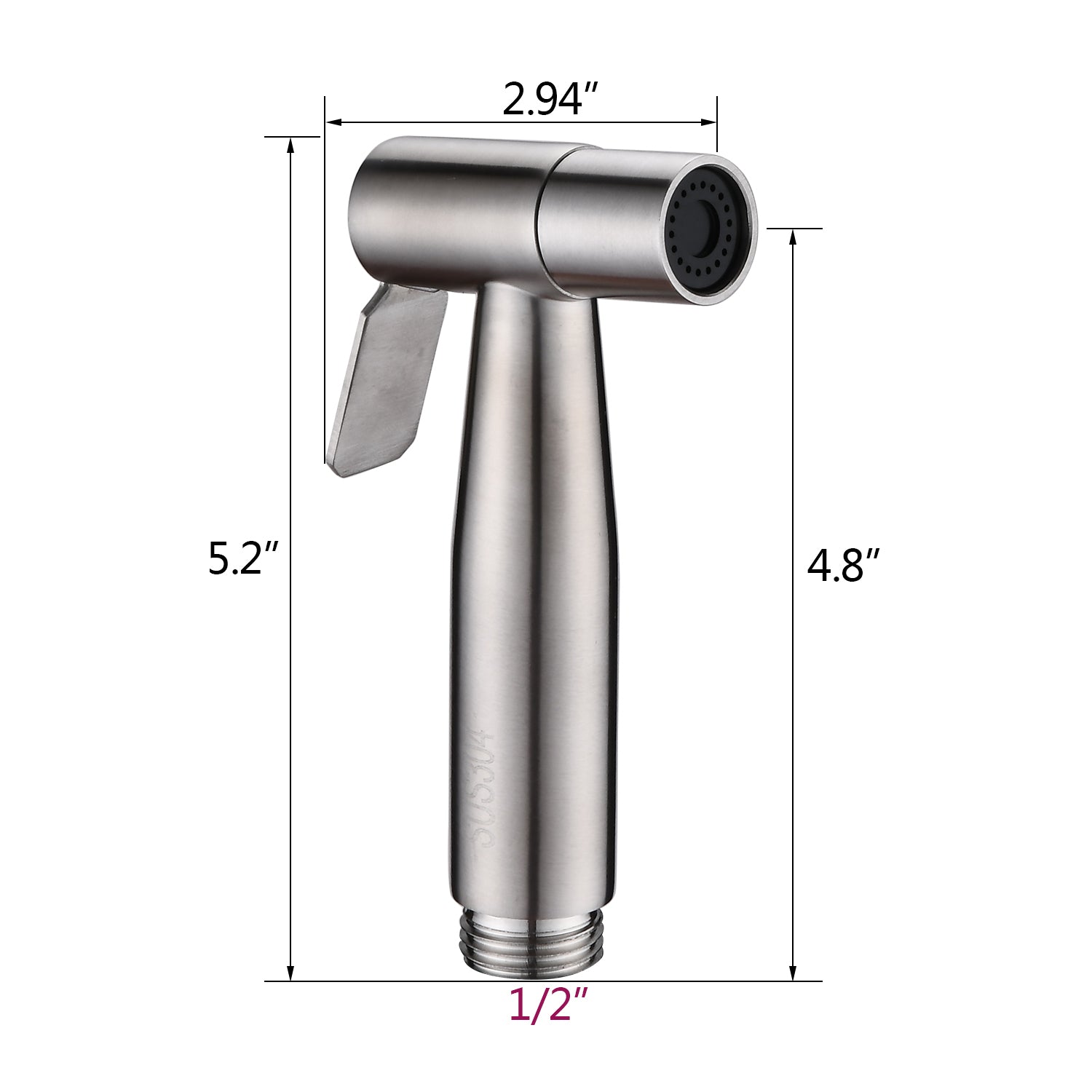 Handheld Bidet Sprayer Brushed Nickel