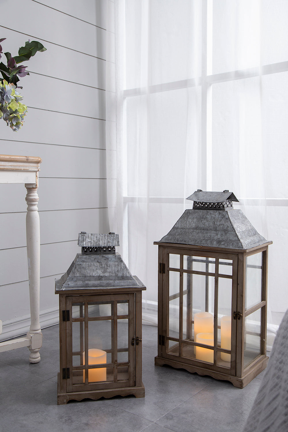 Classic Scape Lanterns Set of 2