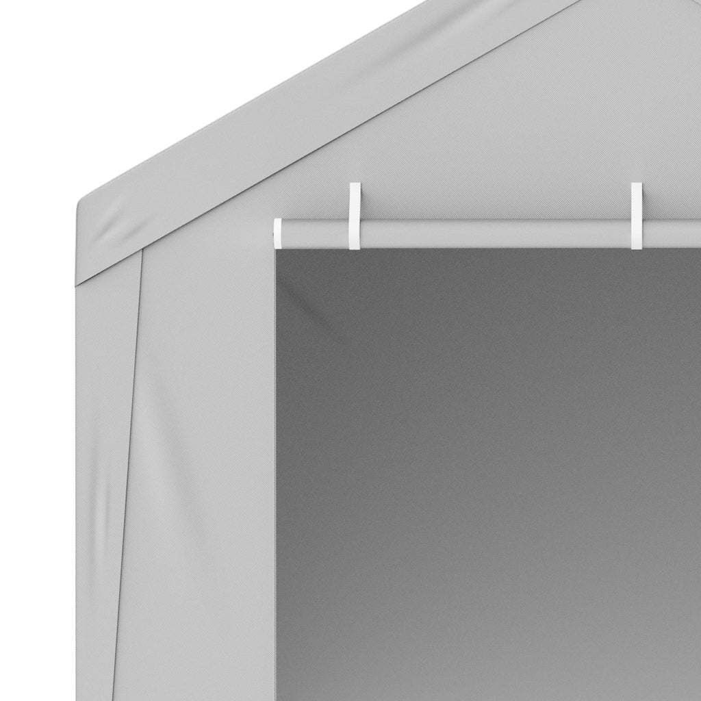 10 x 20 ft Carport Canopy Replacement Cover Top + Side Wall