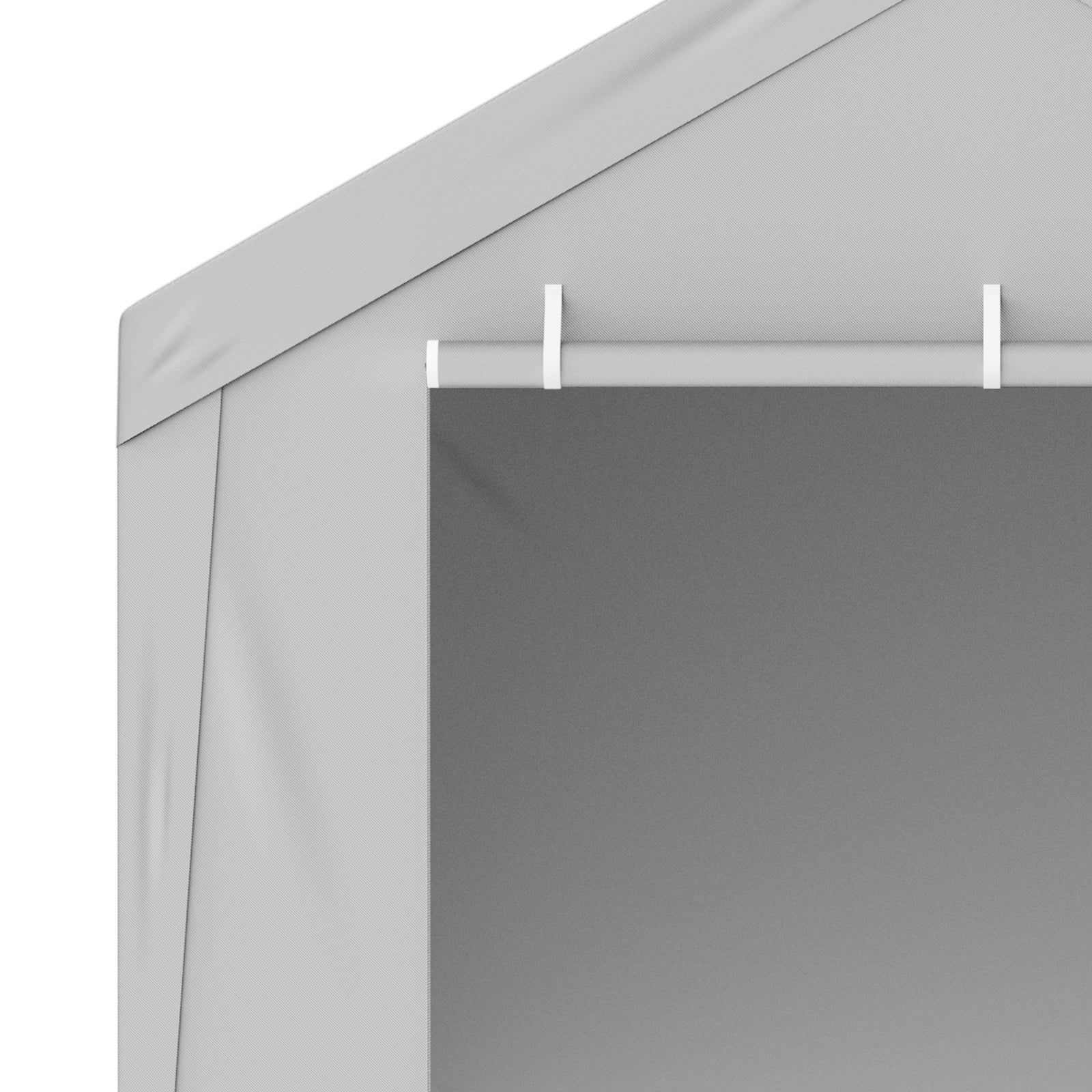 10 x 20 ft Carport Canopy Replacement Cover Top + Side Wall