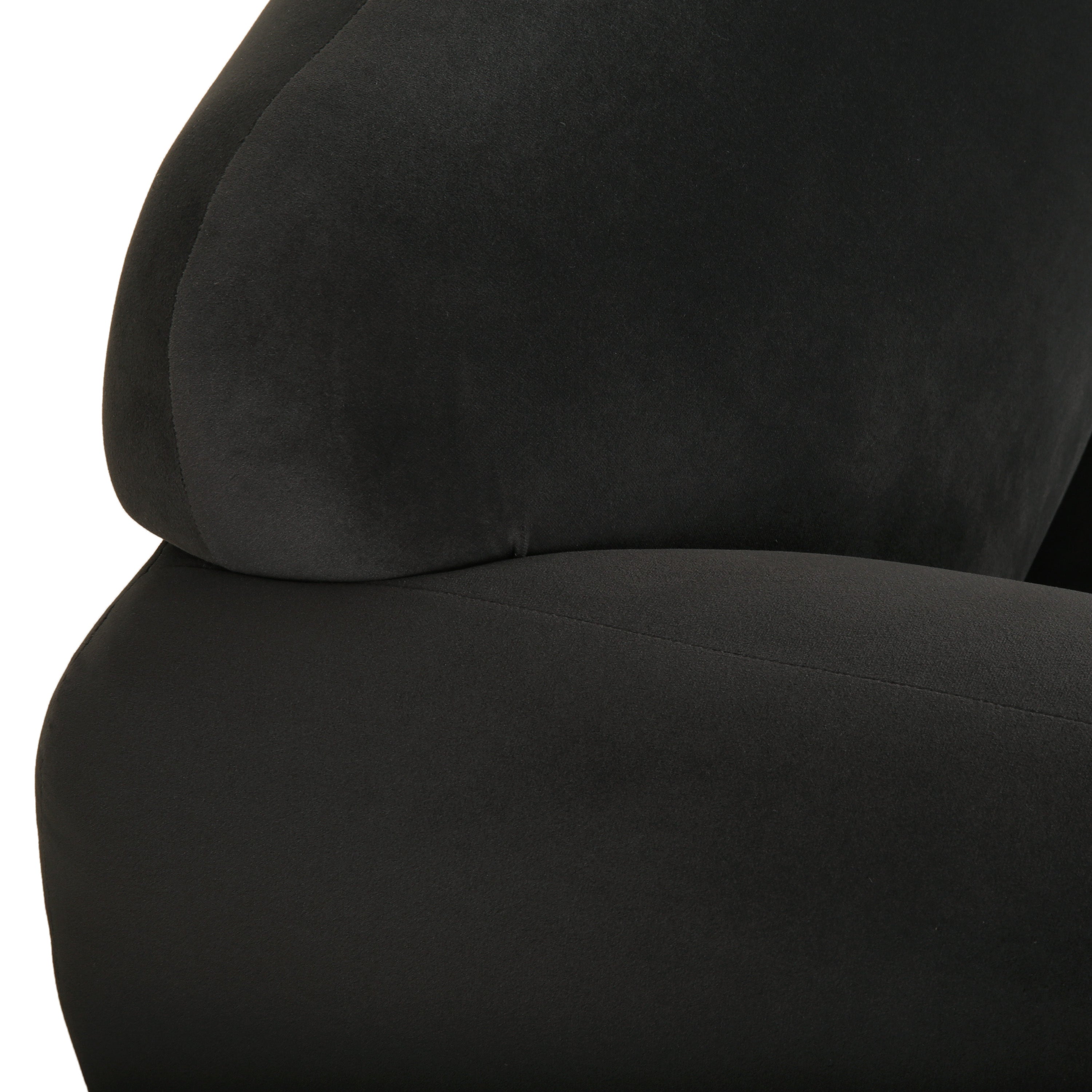 50" Dark Gray Upholstered 2-Seater Loveseat Sofa