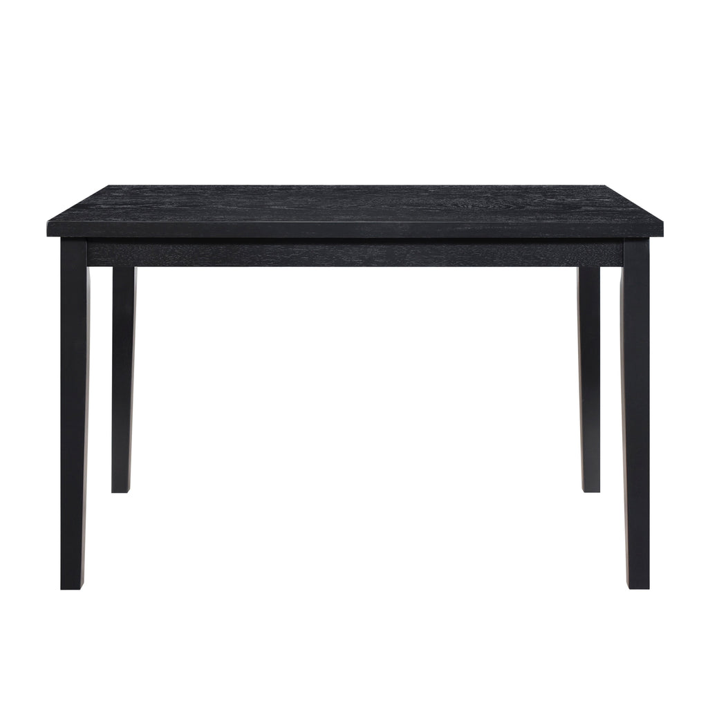 Black Modern Wooden Dining Table Casual Style