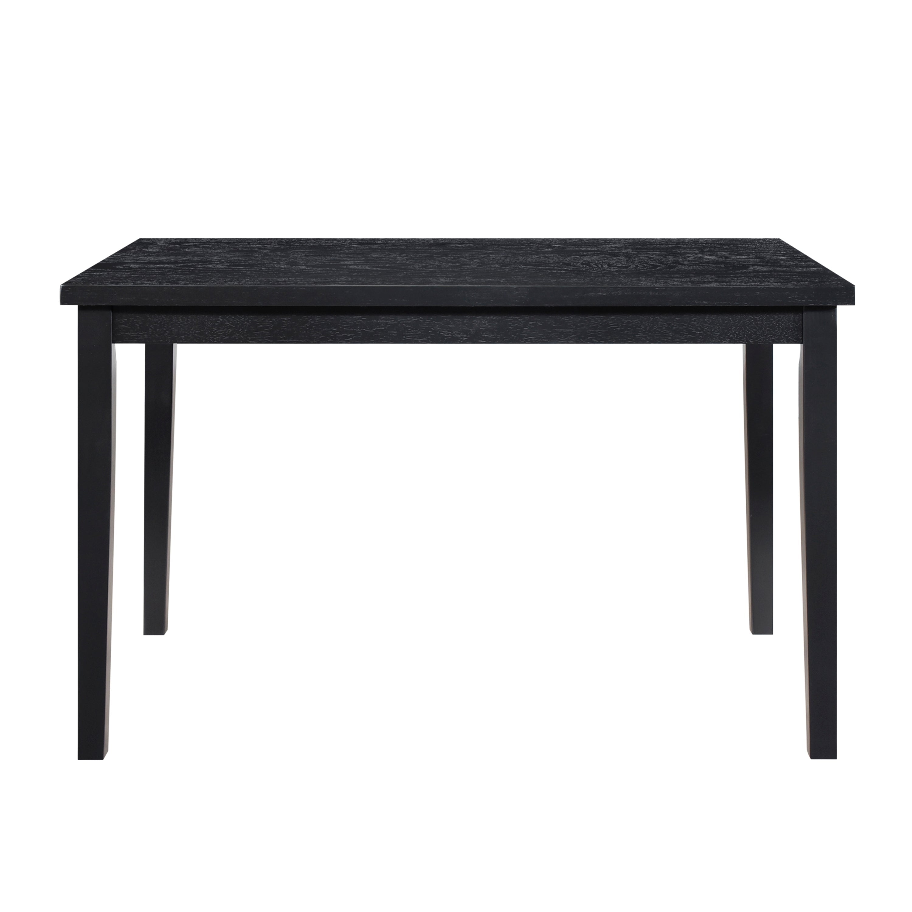 Black Modern Wooden Dining Table Casual Style
