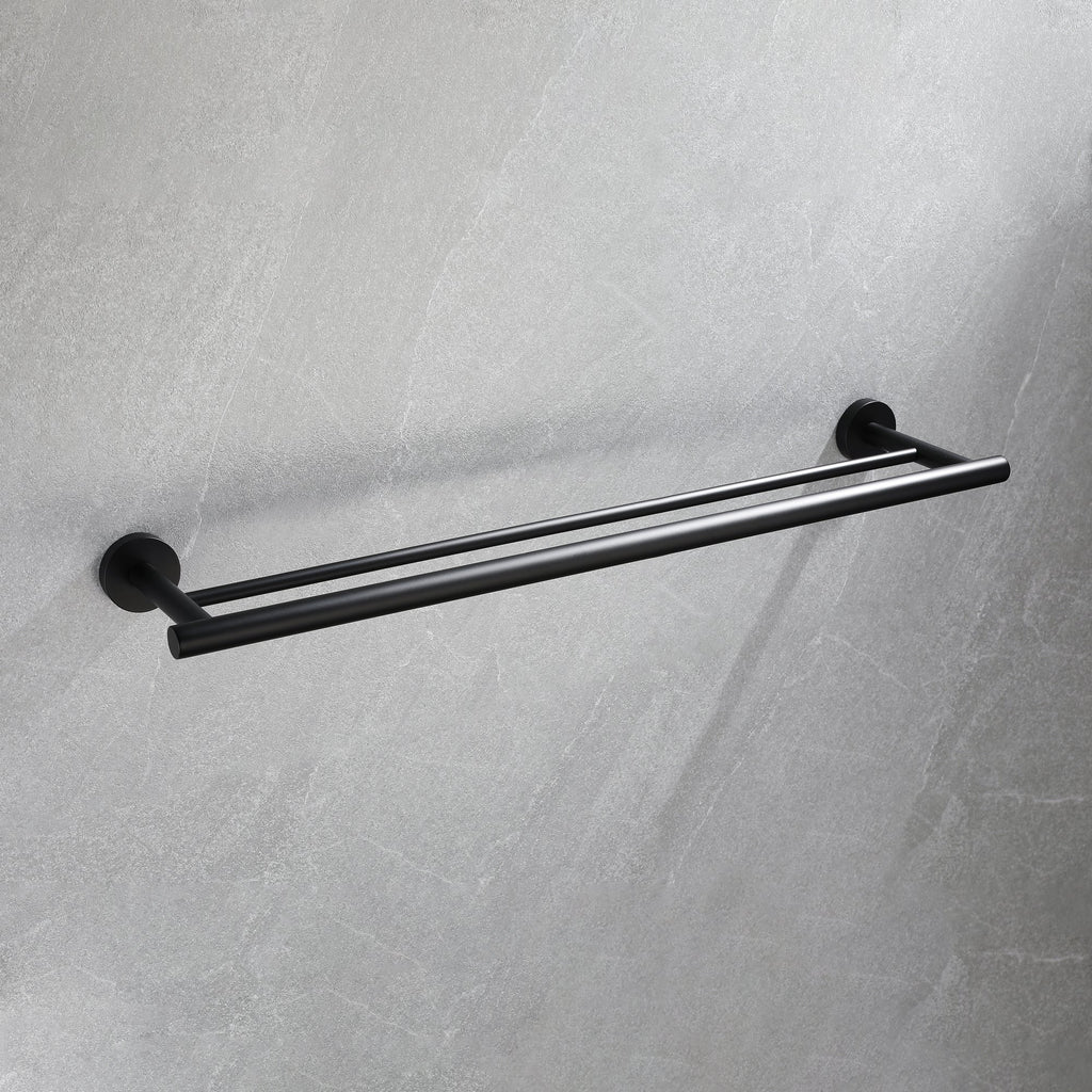 5 Piece Wall Mount Bathroom Towel Rack Set