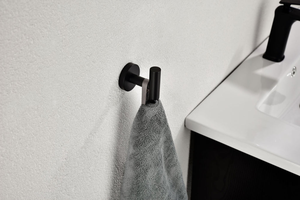 Stainless Steel Wall-Mounted Towel Hooks 2-Pack Bathroom
