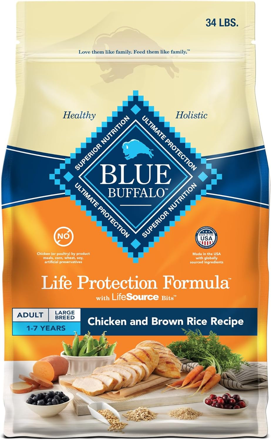 Blue Buffalo Life Protection Formula Large Breed Adult Dry Dog Food