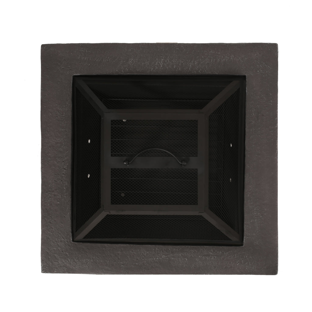 MGO 29" SQUARE WOOD BURNING FIRE PIT